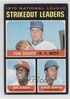 1971 Topps - [Base] #72 - League Leaders - Tom Seaver, Bob Gibson, Fergie Jenkins [Good to VG‑EX]