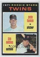 1971 Rookie Stars - Pete Hamm, Jim Nettles [Noted]