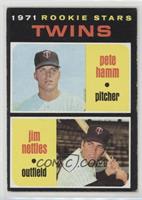 1971 Rookie Stars - Pete Hamm, Jim Nettles [Good to VG‑EX]