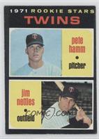 1971 Rookie Stars - Pete Hamm, Jim Nettles