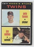 1971 Rookie Stars - Pete Hamm, Jim Nettles