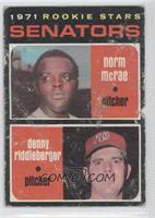 1971 Rookie Stars - Norm McRae, Denny Riddleberger [COMC RCR Poor]