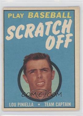 1971 Topps - Scratch Off - Unscratched #_LOPI - Lou Piniella