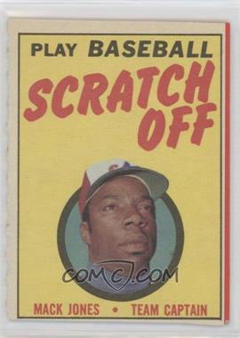 1971 Topps - Scratch Off - Unscratched #_MAJO - Mack Jones [Good to VG‑EX]