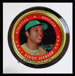 1971 Topps Coins - [Base] #108 - Reggie Jackson [EX MT]