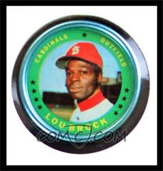 1971 Topps Coins - [Base] #87 - Lou Brock [NM MT]