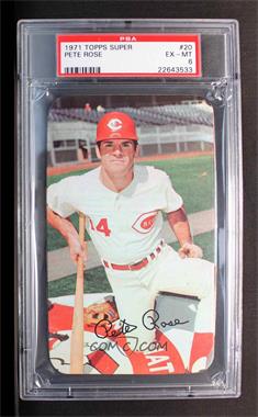 1971 Topps Super - [Base] #20 - Pete Rose [PSA 6 EX‑MT]