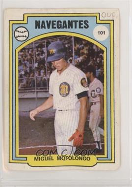 1972-73 Venezuelan Baseball Stickers - [Base] #101 - Miguel Motolongo [Poor to Fair]