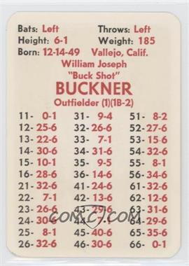 1972 APBA Baseball 1971 Season - [Base] #_BIBU - Bill Buckner
