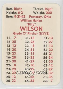 1972 APBA Baseball 1971 Season - [Base] #_BIWI - Billy Wilson