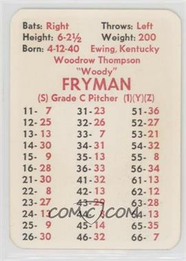 1972 APBA Baseball 1971 Season - [Base] #_WOFR - Woody Fryman