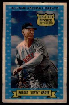 1972 Kellogg's 3-D All-Time Baseball Greats - [Base] #7 - Lefty Grove [VG EX]