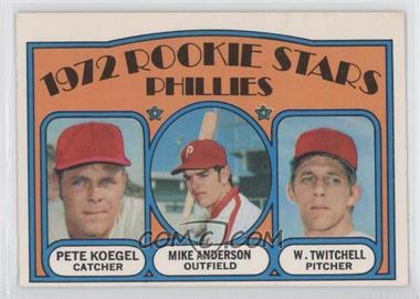 1972 O-Pee-Chee - [Base] #14 - 1972 Rookie Stars - Pete Koegel, Mike Anderson, Wayne Twitchell