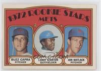 1972 Rookie Stars - Buzz Capra, Leroy Stanton, Jon Matlack [Good to V…