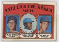 1972 Rookie Stars - Buzz Capra, Leroy Stanton, Jon Matlack [Poor to F…
