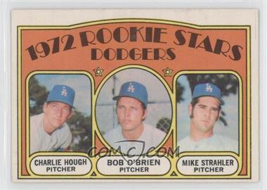 1972 O-Pee-Chee - [Base] #198 - 1972 Rookie Stars - Charlie Hough, Bob O'Brien, Mike Strahler