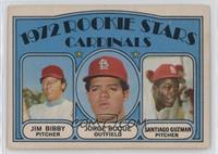 1972 Rookie Stars - Jim Bibby, Jorge Roque, Santiago Guzman