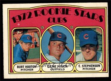 1972 O-Pee-Chee - [Base] #61 - 1972 Rookie Stars - Burt Hooton, Gene Hiser, Earl Stephenson [EX]