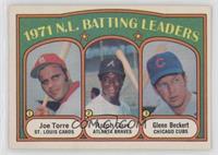 League Leaders - Joe Torre, Glenn Beckert, Ralph Garr