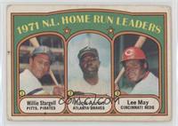 League Leaders - Willie Stargell, Hank Aaron, Lee May [Poor to Fair]