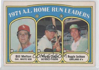 1972 O-Pee-Chee - [Base] #90 - League Leaders - Bill Melton, Norm Cash, Reggie Jackson [Good to VG‑EX]