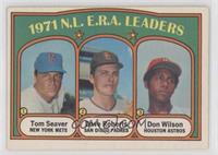 League Leaders - Tom Seaver, Dave Roberts, Don Wilson