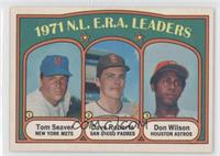 League Leaders - Tom Seaver, Dave Roberts, Don Wilson