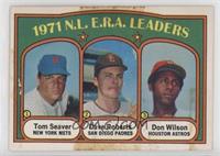 League Leaders - Tom Seaver, Dave Roberts, Don Wilson [Poor to Fair]