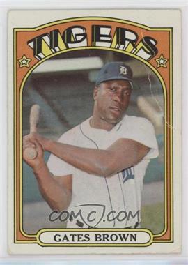 1972 Topps - [Base] - Blank Back #187 - Gates Brown [Poor to Fair]