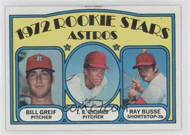 1972 Topps - [Base] #101 - 1972 Rookie Stars - Bill Greif, J.R. Richard, Ray Busse