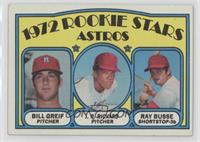 1972 Rookie Stars - Bill Greif, J.R. Richard, Ray Busse