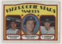 1972 Rookie Stars - Alan Closter, Rusty Torres, Roger Hambright [Poor to&n…