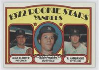 1972 Rookie Stars - Alan Closter, Rusty Torres, Roger Hambright