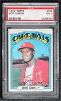 Bob Gibson (White Printed Streaks on Back) [PSA 7 NM]