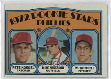 1972 Topps - [Base] #14 - 1972 Rookie Stars - Pete Koegel, Mike Anderson, Wayne Twitchell