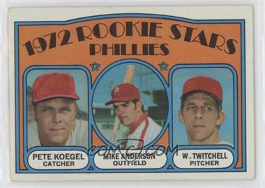 1972 Topps - [Base] #14 - 1972 Rookie Stars - Pete Koegel, Mike Anderson, Wayne Twitchell