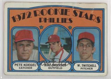 1972 Topps - [Base] #14 - 1972 Rookie Stars - Pete Koegel, Mike Anderson, Wayne Twitchell [Poor to Fair]