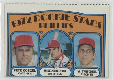 1972 Topps - [Base] #14 - 1972 Rookie Stars - Pete Koegel, Mike Anderson, Wayne Twitchell