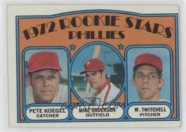 1972 Topps - [Base] #14 - 1972 Rookie Stars - Pete Koegel, Mike Anderson, Wayne Twitchell