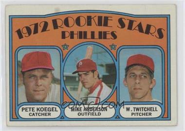 1972 Topps - [Base] #14 - 1972 Rookie Stars - Pete Koegel, Mike Anderson, Wayne Twitchell [Poor to Fair]