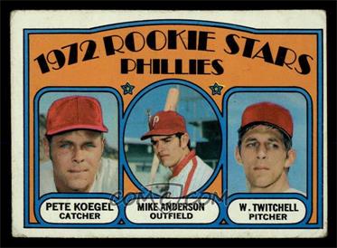 1972 Topps - [Base] #14 - 1972 Rookie Stars - Pete Koegel, Mike Anderson, Wayne Twitchell [GOOD]