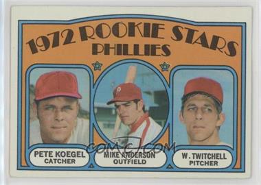 1972 Topps - [Base] #14 - 1972 Rookie Stars - Pete Koegel, Mike Anderson, Wayne Twitchell [Poor to Fair]