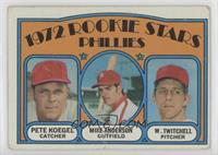 1972 Rookie Stars - Pete Koegel, Mike Anderson, Wayne Twitchell [COMC RCR&…