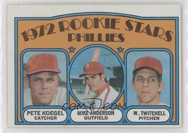 1972 Topps - [Base] #14 - 1972 Rookie Stars - Pete Koegel, Mike Anderson, Wayne Twitchell