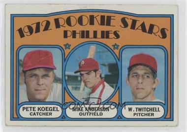 1972 Topps - [Base] #14 - 1972 Rookie Stars - Pete Koegel, Mike Anderson, Wayne Twitchell [Good to VG‑EX]