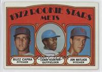 1972 Rookie Stars - Buzz Capra, Leroy Stanton, Jon Matlack [Good to V…