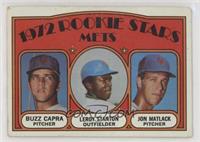 1972 Rookie Stars - Buzz Capra, Leroy Stanton, Jon Matlack [Good to V…