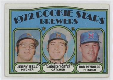 1972 Topps - [Base] #162 - 1972 Rookie Stars - Jerry Bell, Darrell Porter, Bob Reynolds (Jerry Bell and Darrell Porter Photos are Reversed)