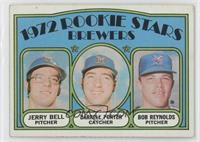 1972 Rookie Stars - Jerry Bell, Darrell Porter, Bob Reynolds (Jerry Bell and Da…