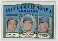 1972 Rookie Stars - Jerry Bell, Darrell Porter, Bob Reynolds (Jerry Bell and Da…